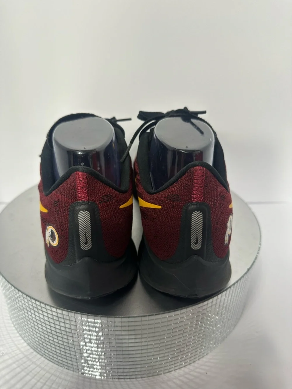 Nike Women's Burgundy and Black Athletic  8.5 with Yellow Accents  Pegasus